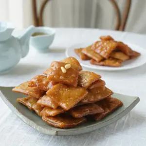 정선사위 명인수제약과 못난이 장인약과 매작과 타래과 파지약과 정선 옛날약과 2팩 세트 440g