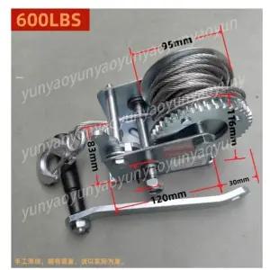 핸드 윈치 윈치 수동 소형 크레인 크레인 수동 호이스트 와이어 로프 텐셔너 트랙터