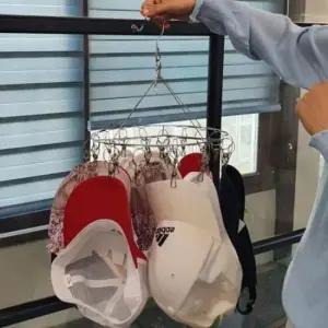 [SBD] 베란다 양말 스텐 빨래집게 20구 건조대 빨래건조대