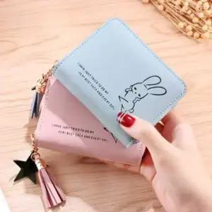 여자 미니 지갑 카드 홀더 명합집 여학생 지퍼 반지갑 여성미니지갑 여자카드지갑