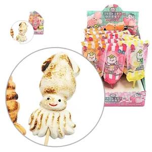 구워먹는 마쉬멜로우 오징어모양 캠핑장 18개 1세트