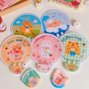 부채 여름 휴대용 미니 접이식 캐릭터 손부채 KK99 부채 여름부채 미니부채