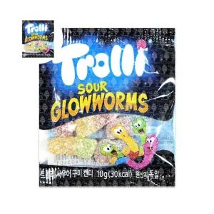 트롤리 글로웜즈 사우어 5개 낱개 젤리 10g 구미