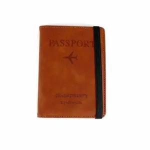 가죽 여권 케이스 갈색 여권지갑선물 여권수첩