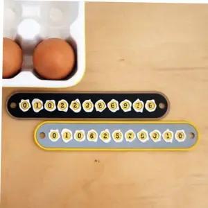 전화번호알림 TBZ 차량용 달걀모양 주차번호판(회색) 1개