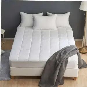 구스이불 TBZ J리빙 토퍼 매트리스커버 Q화이트