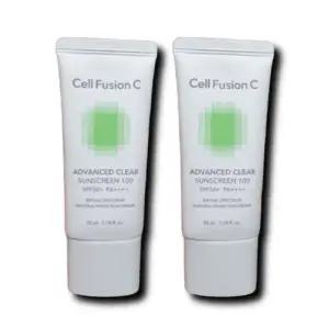 셀퓨전씨 선크림 어드밴스드 클리어 썬스크린 35ml 2개