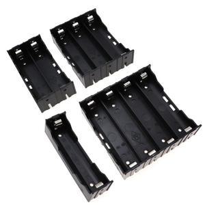 ABS 18650 보조배터리 케이스 거치대 보관함 정리함 1 2 3 4 슬롯 컨테이너 하드 핀 포함 1X 2X 3X 4X