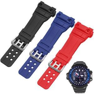 G-쇼크 카시오 5371용 시계 밴드 특수 실리콘 스트랩 GWN-1000B/GWN-1000 블랙 레드 방수 아웃문 레진