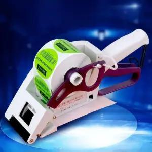 스티커 원형 미니 기계 흰색 수동 상표 부착기 라벨러