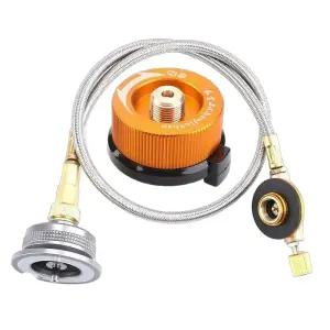 부탄가스 LPG 이소가스 호스 연장 변환 어댑터