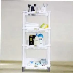 거실 코너 선반 4단 스탠드 욕실 수납 정리 거치대 받침대