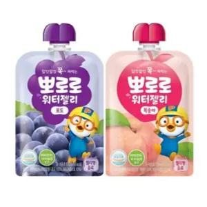 워터젤리 오렌지 간식 120ml 포도 복숭아 각 10개