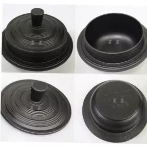 무쇠가마솥 통주물 가마솥 인덕션 무쇠 냄비 18cm