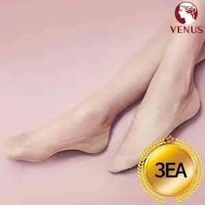 [하프클럽/비너스]비너스 베이직 실리콘 풋커버 3개 (살구,블랙/FREE) VST2680