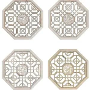 전통 창살 한옥창문 격자무늬 문살 동양풍 옛날문 목공예품 펜던트 창호문