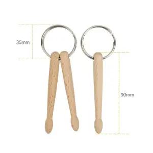 키링 인기제품 드럼스틱 원목소재 트렌드 미니