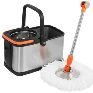 물청소세트 대용량 통돌이 스텐 밀대 걸레 회전 매직 분리형 탈수통 물걸레청소기 세트