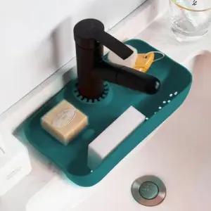[생활] 싱크대 세면대 수전 수납 다용도 선반 물빠짐 거치대 수세미 비누 걸이