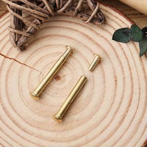 나무 접이식 부채 수리용 스테인리스 스틸 리벳 샤프트 교체용 견고한 수공예 2세트