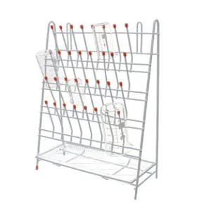 비이커 건조 랙 나사 시약 비커 선반 스탠드 보관대 고정 플라스크 수납 진열대