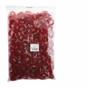 [SBD] 열쇠고리 빨강 1세트 100개입 스프링줄 연결줄 세트 목욕탕팔찌 다용도