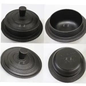 1인돌솥 통주물 가마솥 누룽지 무쇠 냄비 20CM