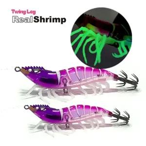 트윙레그 리얼 새우에기 쉬림프웜 6cm 8cm 루어낚시웜 루어낚시미끼