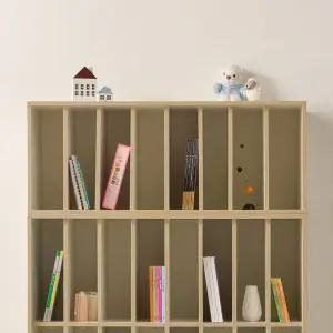 스코나 르메인 가로형 1000 1단 모듈 낮은 오픈 수납 책장