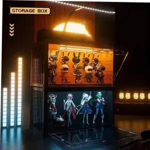인형보관 피규어 (싸더라) 장식장 진열장 LED컨테이너BOX