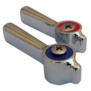 라스코 HL-33 시카고 수도꼭지 스타일, 크롬 도금 레버 핸들, 2피스