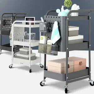 [골드스마일]그레이 미용실 트롤리 메탈 베들레헴 트롤리 주방 욕실 카트