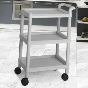 [골드스마일]다용도 이동식 서빙카 3단 주방 서빙카 업소용 식당 웨건