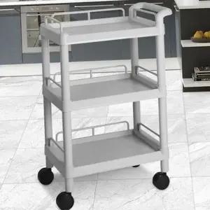 [골드스마일]선반형 서빙카 카트 업소용 이동식 왜건 3단 다용도 주방