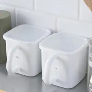 [JED] 핸디포트 캠핑냄비 법랑 계량냄비 사각 계량컵 라면포트 법랑포트 1.4L