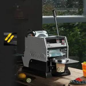 전자동 음료컵 실링기 생과일주스 버블티 커피