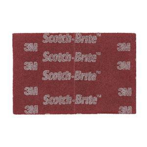 [미국배송] 3M 스카치 브라이트 7447B 프로 핸드 패드 매우 고급 60인치 벌크 팩 6인치 X 9인치 천공 없음 산화알루미늄 하중 저항성 범용 샌딩 표면 활성화 프리페인트 스커핑