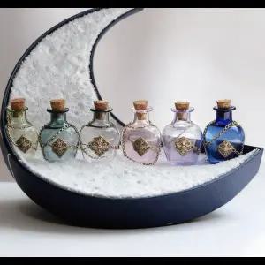 호환  1X 유리병 코르크 마개 포함 소원 선 힐링 행운의 유리병 장식