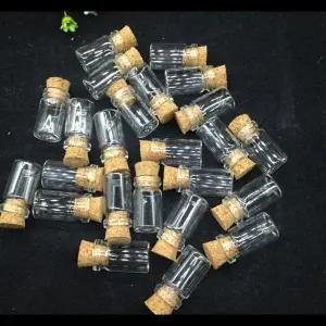 호환  투명 유리 코르크 병 투명 유리 드리프트 병 10x18mm 100 개 병 샘플 항아리 소원 파티 diy 선