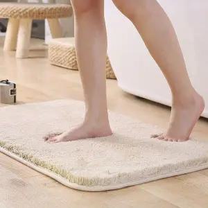 [콩심팥심]발매트 두툼 푹신한 극세사 화장실 매트 부억매트 빨아쓰는발매트