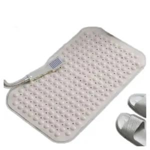 [SBD] 미끄럼방지발매트 밀키베이지 타일흡착미끄럼방지욕실매트 46x77cm