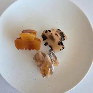 [하프클럽/]여성 데일리 미니 집게핀 반묶음 올림머리 헤어클립