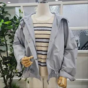 [부루앤쥬디]모던후드윈드점퍼 블루 BBSDJP007B