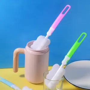 스펀지세척솔 컵 브러쉬 물통 젖병 텀블러 얼룩제거 세척 수세미