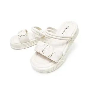 [세자매]여성 통굽 더블스트랩 샌들 슬리퍼 발편한 여름슬리퍼