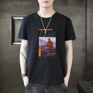 남친 캐주얼 프린트 기본 티셔츠 라운드넥 브이넥 반팔티 패피2