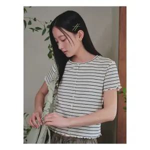 어성봄옷 [폴햄]여성 립 반팔 가디건(PHF2TC2420)