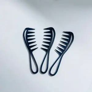 남자 헤어 스타일링 넓은 간격 도끼 빗 3개 세트 WFMAETW