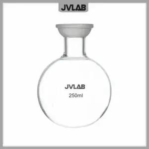 둥근 바닥 플라스크 로타리 증발기 액세서리 실험실 유리제품 50ml 100ml 250ml 500ml 구형 마우스 35mm 1