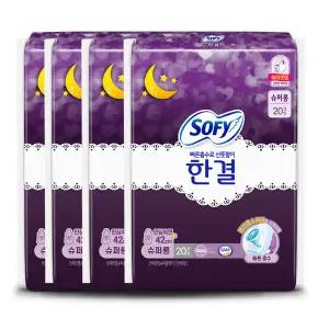 쏘피 바디피트 한결 슈퍼롱 20P x 4개